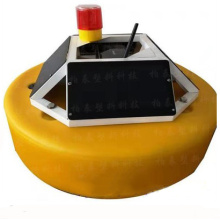 Solar panel equipped Water Quality Monitoring Buoys Protect The River